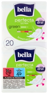 Podpaski BELLA PERFECTA ULTRA GREEN 20 sztuk