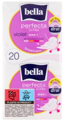 Podpaski BELLA PERFECTA ULTRA VIOLET 20 sztuk