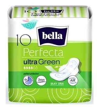 Podpaski BELLA PERFECTA Ultra Green 10 sztuk