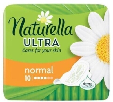 Podpaski ze skrzydełkami NATURELLA Ultra Normal Camomile 10 sztuk