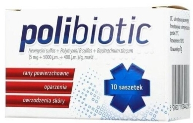 Polibiotic maść 10 saszetek
