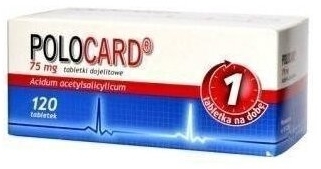 Polocard 75 mg 120 tabl.