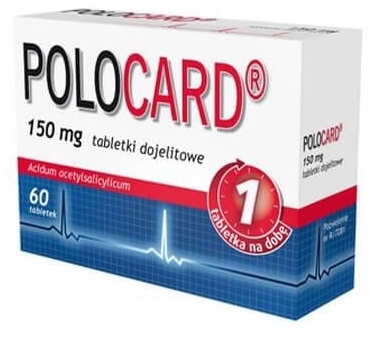 Polocard tabletki powlekane dojelitowe 0,15g 60 tabletek
