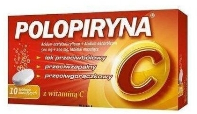 Polopiryna C 10 tabletek musujących
