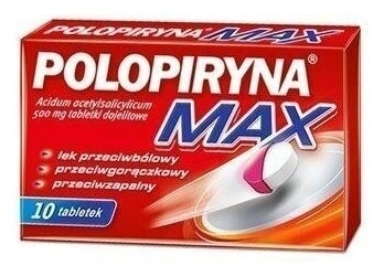 Polopiryna Max 500 mg 10 tabletek