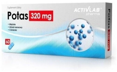 Potas 320 mg Activlab Pharma 60 kapsułek