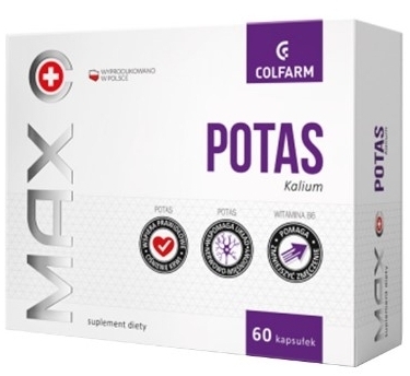 Potas 333 mg 60 kapsułek