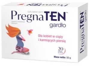 PregnaTEN gardło 20 pastylek