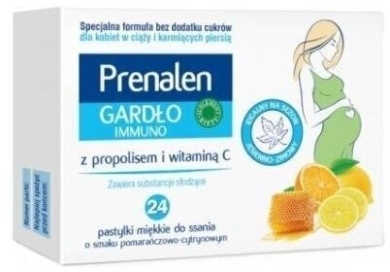 Prenalen Gardło Immuno 24 pastylki