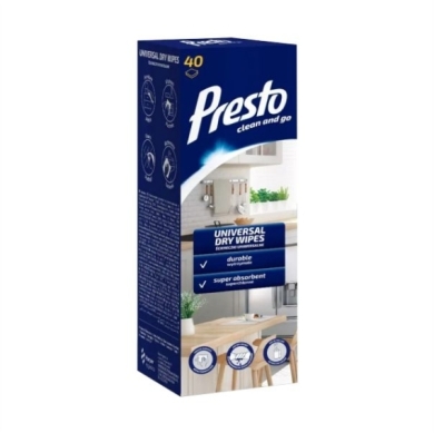 Presto ściereczki suche rolka 40 sztuk