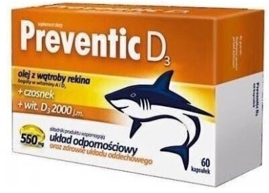 Preventic D3  60 kapsułek