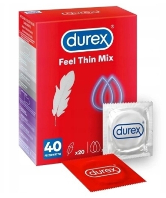 Prezerwatywy DUREX Feel Thin Mix 40 sztuk