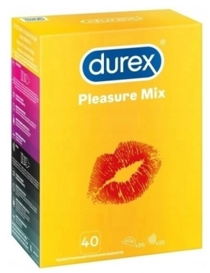 Prezerwatywy DUREX Pleasure Mix 40 sztuk