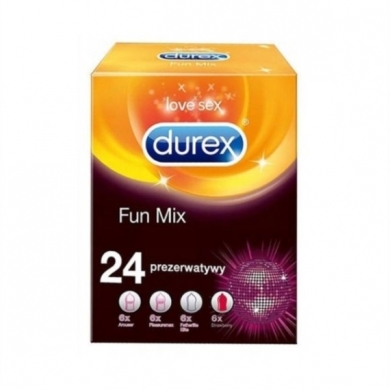 Prezerwatywy Durex FUN MIX 24 sztuk