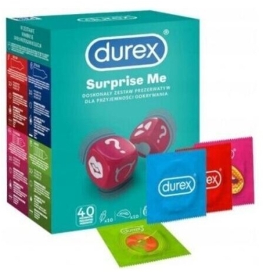 Prezerwatywy Durex Surprise 40 szt.