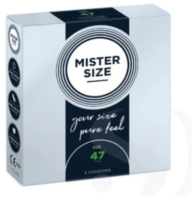 Prezerwatywy MISTER SIZE 47 mm 3 sztuki