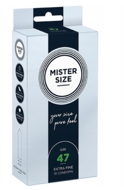 Prezerwatywy MISTER SIZE prezerwatywy 47mm 10 sztuk