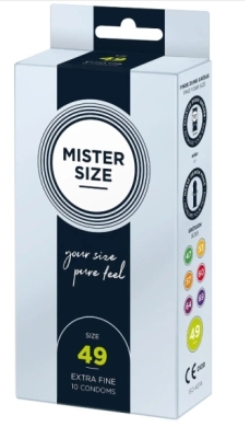 Prezerwatywy MISTER SIZE prezerwatywy 49mm 10 sztuk