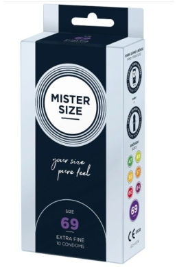 Prezerwatywy MISTER SIZE prezerwatywy 69mm 10 sztuk