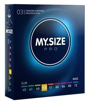 Prezerwatywy MY.SIZE PRO 53 mm 3 sztuk