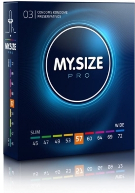 Prezerwatywy MY.SIZE PRO 57 mm 3 sztuk
