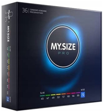 Prezerwatywy MY.SIZE PRO 72 mm 36 sztuk