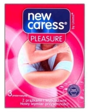 Prezerwatywy NEW CARESS Pleasure 3 sztuki