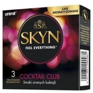Prezerwatywy UNIMIL SKYN Cocktail club 3 sztuki