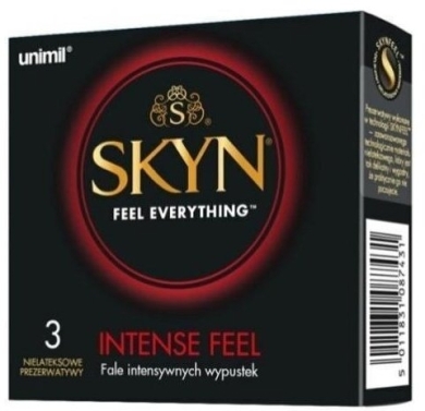 Prezerwatywy Unimil Skyn Intense Feel 3 sztuki