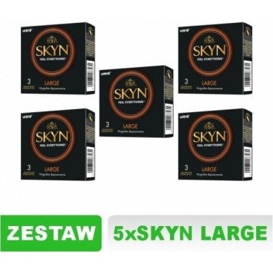 Prezerwatywy Unimil Skyn Large 5 x 3 sztuki