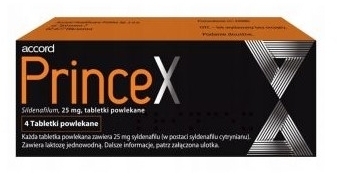 Princex 25 mg 4 tabletki