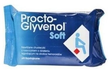 Procto-Glyvenol Chusteczki nawilżane Soft 30 sztuk