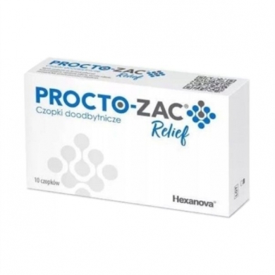 Procto-Zac Relief 10 czopki doodbytnicze