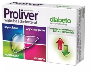 Proliver Diabeto 30 tabletek