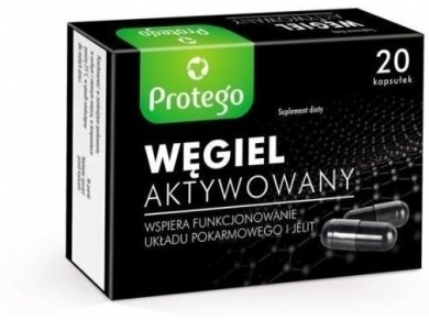 Protego Węgiel aktywowany 20 kapsułek