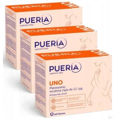 Pueria Uno 60 kapsułek Wielopak x3