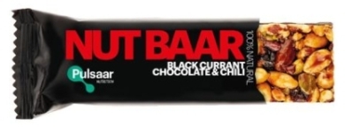 Pulsaar nut baar black curracant chocolate & chilli 40 g