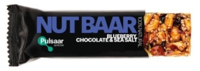 Pulsaar nut baar blueberry chocolate & sea salt 40 g 