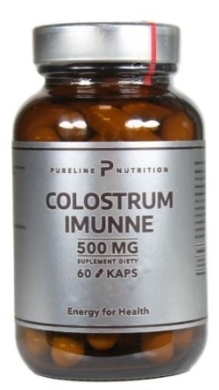 Pure Nutrition Colostrum Imunne 500 mg 60 kapsułek
