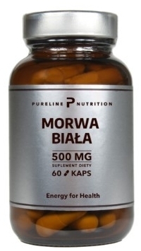Pure Nutrition Morwa Biała 500 mg 60 kapsułek