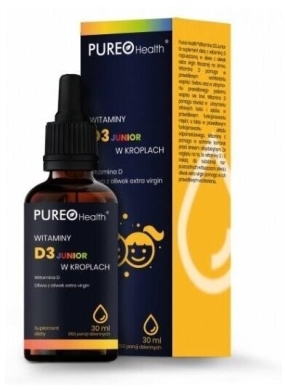 Pureo Health Witamina D3 Junior w kroplach 30 ml