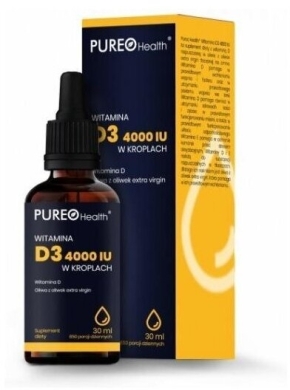 Pureo Health witamina D3 4000IU w kroplach 30 ml
