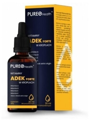 Pureo Health witaminy ADEK Forte w kroplach 30 ml