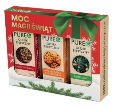 Pureo Moc Magii Świąt Zestaw Olejki eteryc
