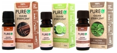 Pureo Moc szczęścia Zestaw naturalnych olejków 3x10ml