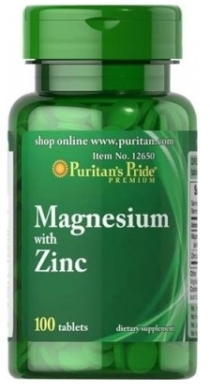 Puritans Magnez z cynkiem 100 tabletek