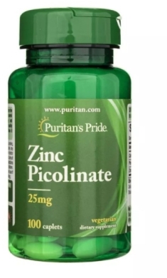 Puritans Pride Zinc Picolinate, pikolinian cynku 100 tabletek