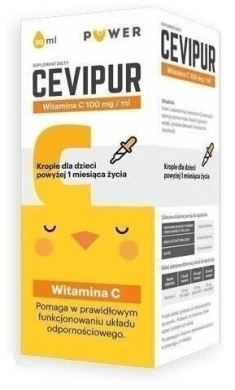 Puwer Cevipur Witamina C Krople Dla Dzieci 30 ml
