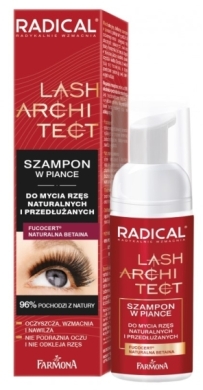 RADICAL LASH ARCHITECT Szampon w piance do mycia rzęs naturalnych i przedłużanych 50 ml