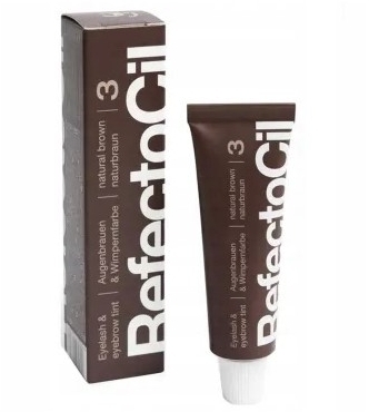 REFECTOCIL Henna Farba DO BRWI I RZĘS Naturalny brąz brązowa 15 ml